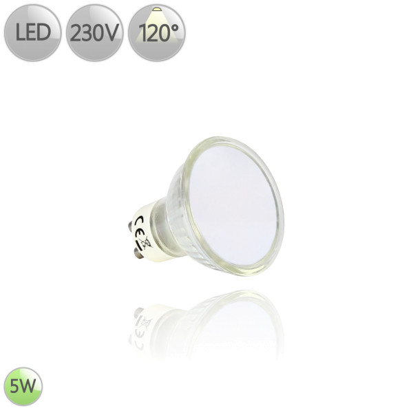 LED Leuchtmittel GU10 5 Watt 120° 3000K Warmweiß 4000K Neutralweiß 6000K Weiß HO