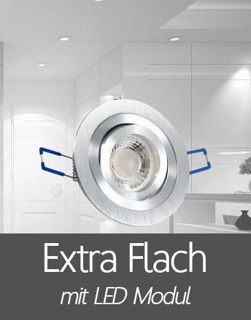 Einbaustrahler mit Extra Flache LED Modul